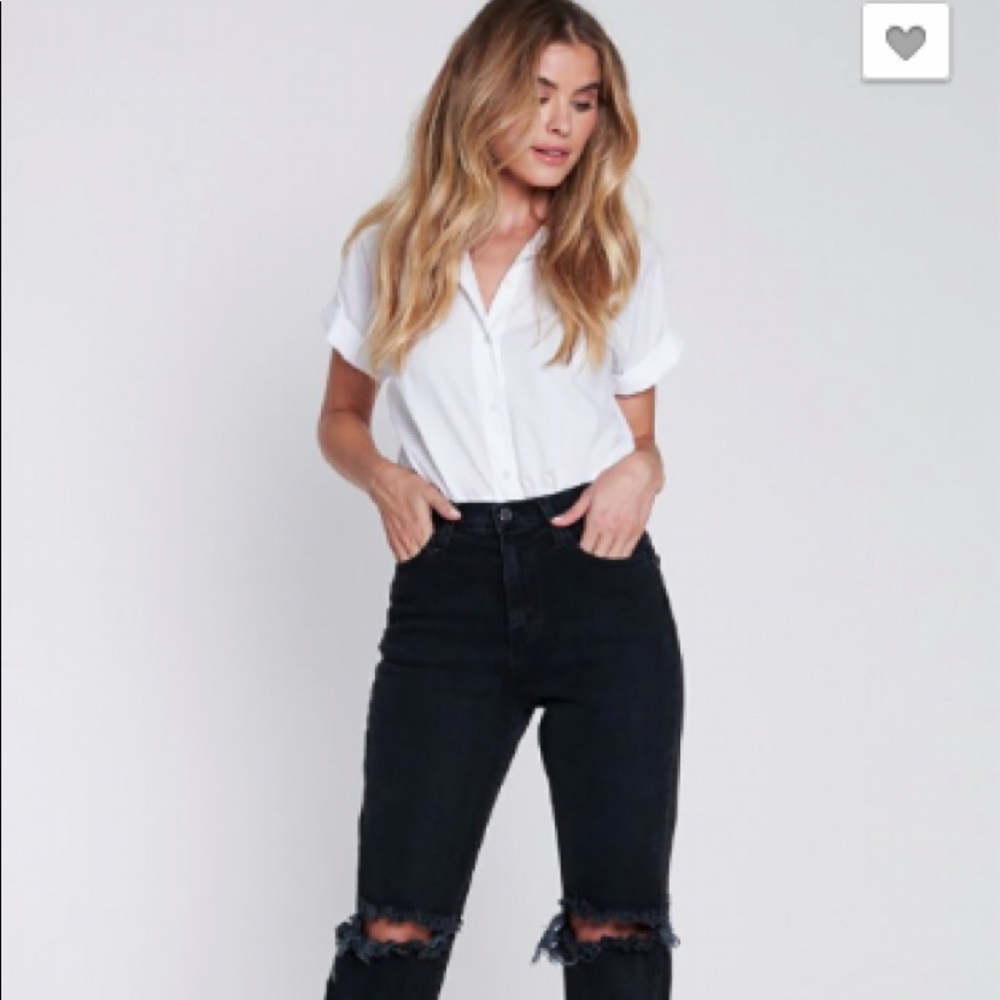 Vibrant Black Jeans